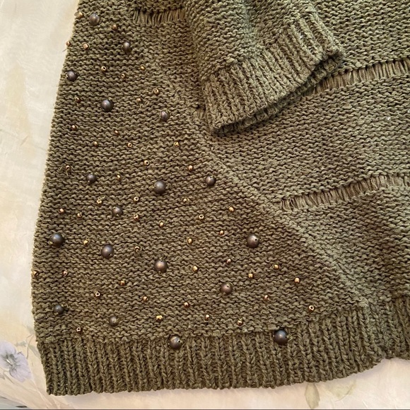 Changes by Together Olive Green Tunic Sweater - Picture 4 of 7